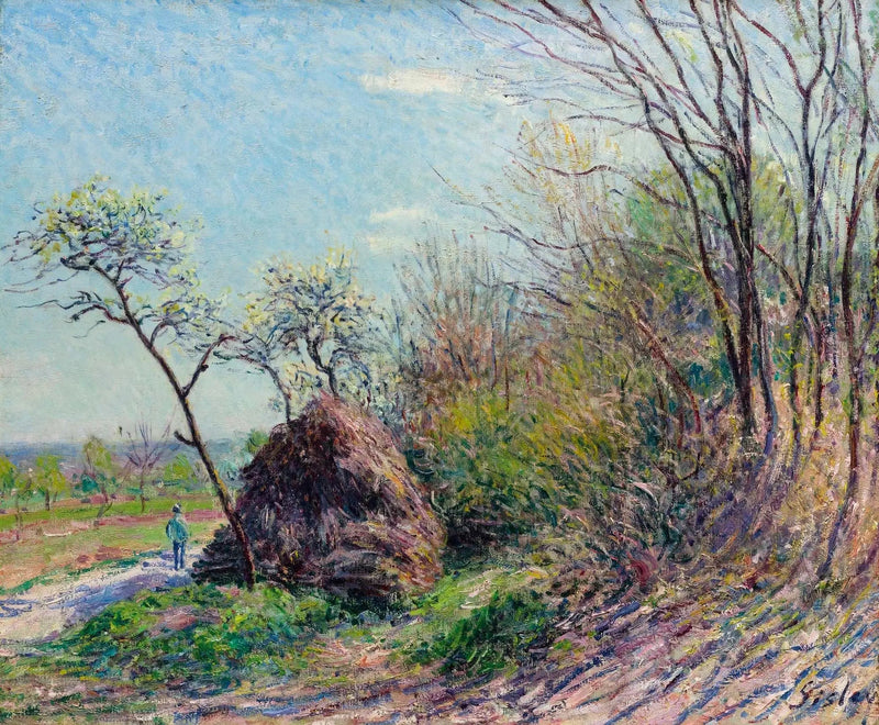 Aan de rand van het bos - Les Sablons - Alfred Sisley
