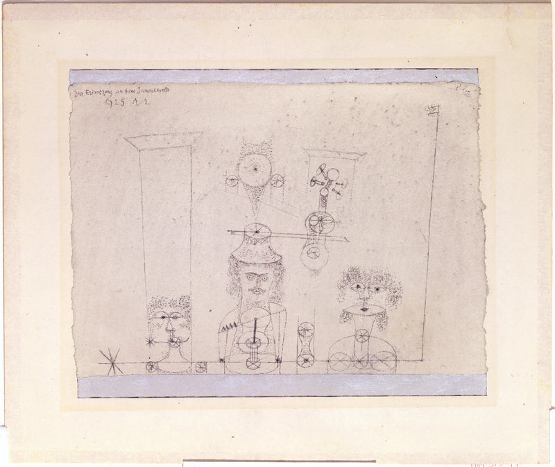 Ter nagedachtenis aan een volledig vrouwelijke groep - Paul Klee