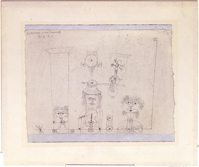 Ter nagedachtenis aan een volledig vrouwelijke groep - Paul Klee