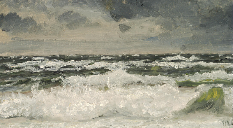 À la plage de Skagen. - Michael Peter Ancher