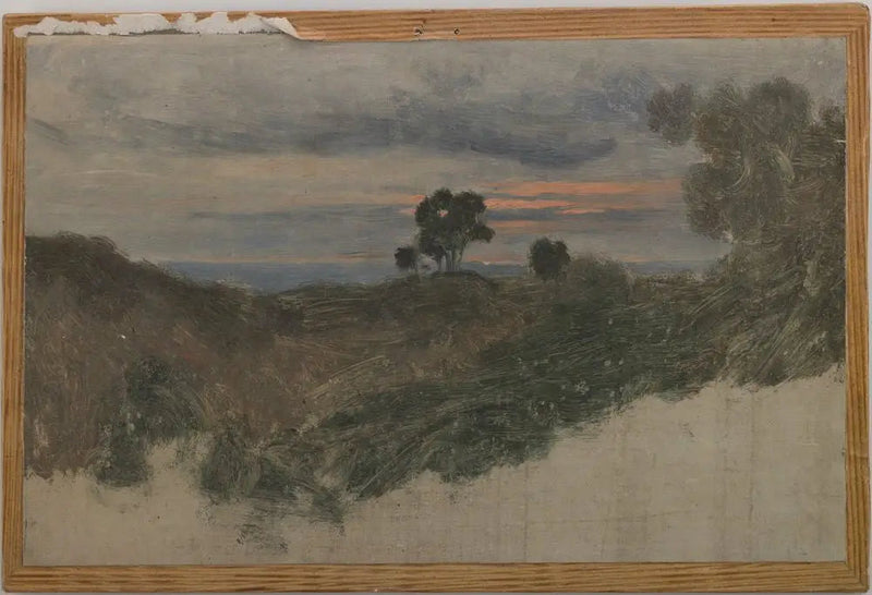 In Olevano nabij Rome - Jean-Baptiste Camille Corot