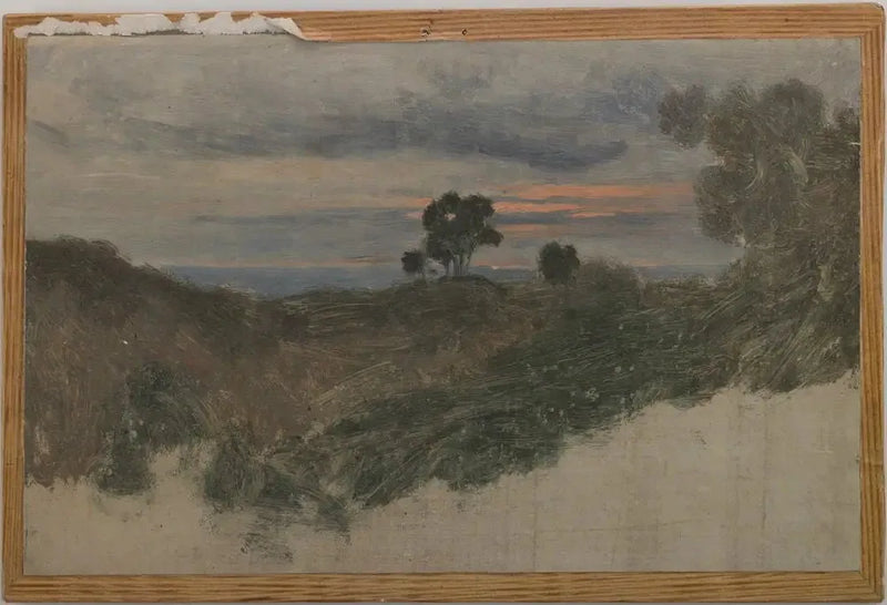 In Olevano nabij Rome - Jean-Baptiste Camille Corot
