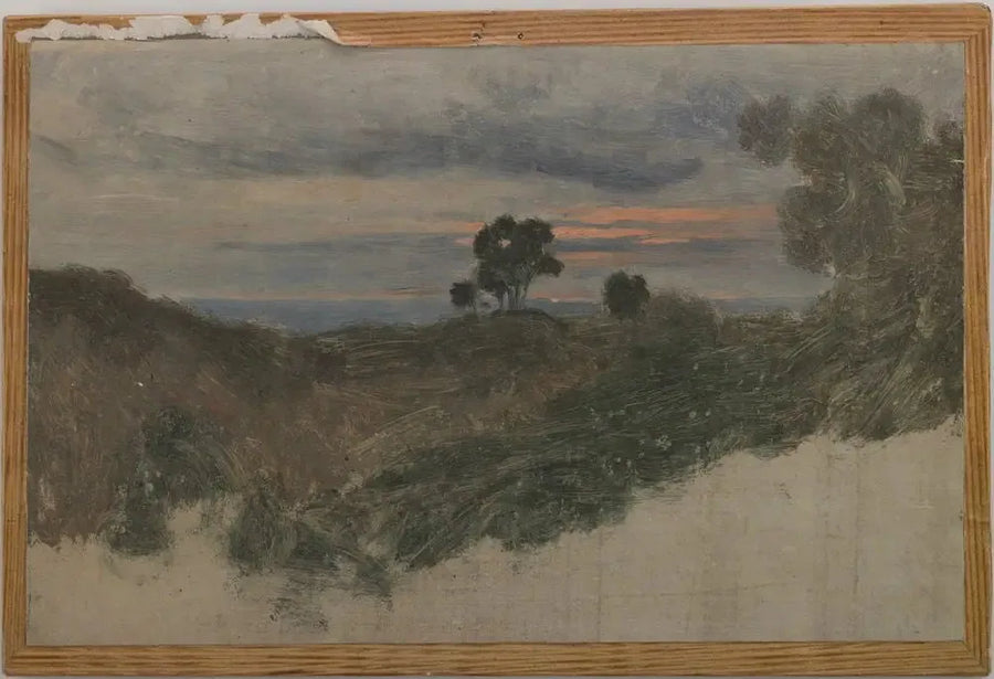 In Olevano nabij Rome - Jean-Baptiste Camille Corot