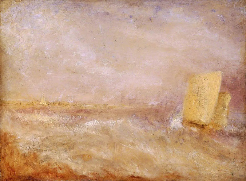 Een Zeilboot bij Deal - J. M. W. Turner