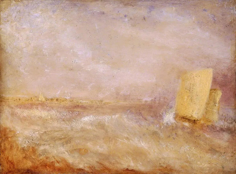 Een Zeilboot bij Deal - J. M. W. Turner