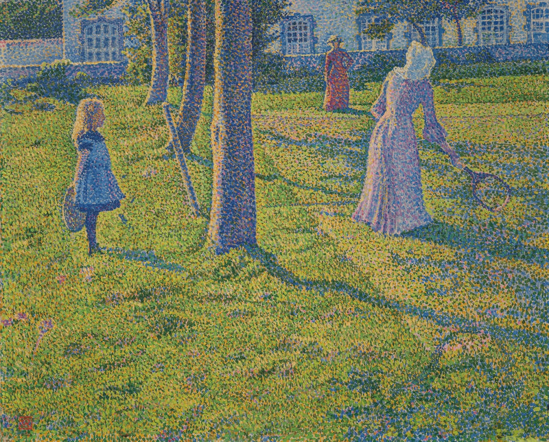 In Thuin of het tennissfeest - Théo van Rysselberghe