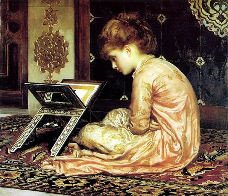 Op een leesbureau - Frederic Leighton

Source:
À un pupitre de lecture - Frederic Leighton