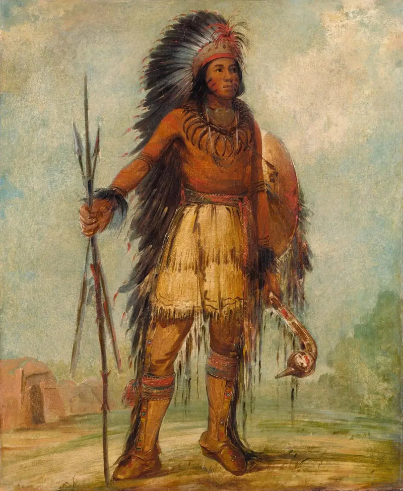 A-wun-ne-wa-be, bliksevoor - George Catlin

Source:
A-wun-ne-wa-be, oiseau du tonnerre - George Catlin
