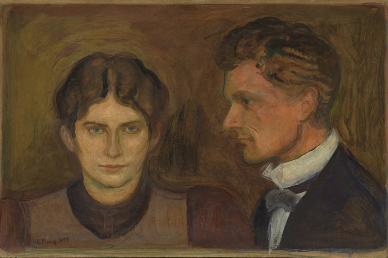 Aase en Harald Nørregaard - Edvard Munch