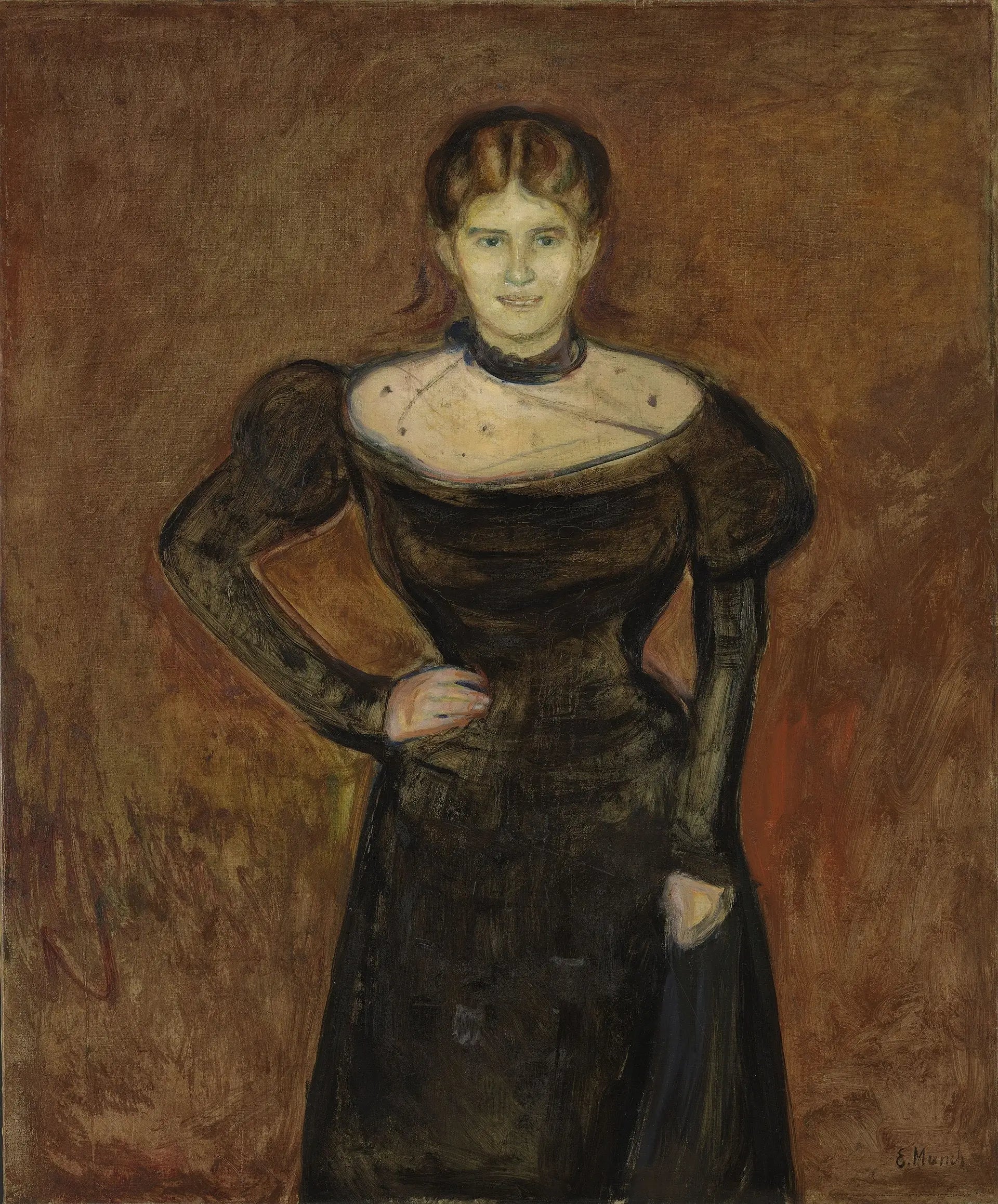Aase Nørregaard - Edvard Munch image 1 copie de tableau peinte à la main