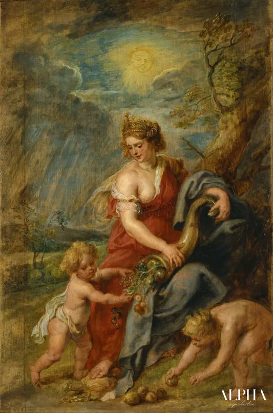 Abondance (Abundantia) - Peter Paul Rubens - Reproductions de tableaux et peintures haut de gamme