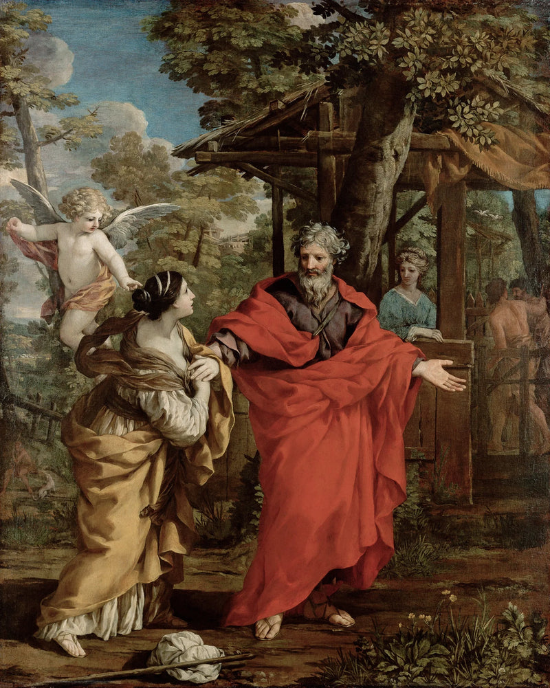 Abraham en Agar - Pietro da Cortona