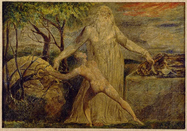 Abraham en Isaak - William Blake