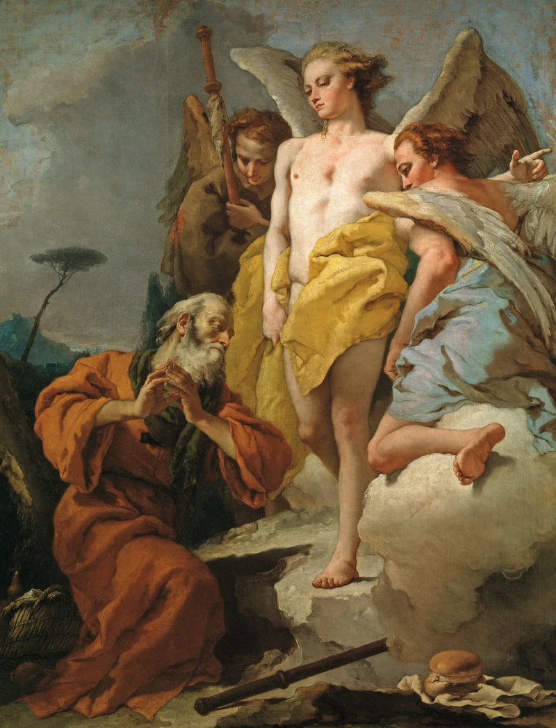 Abraham en de drie engelen - Giovanni Battista Tiepolo