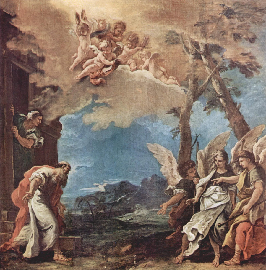Abraham en de drie engelen - Sebastiano Ricci