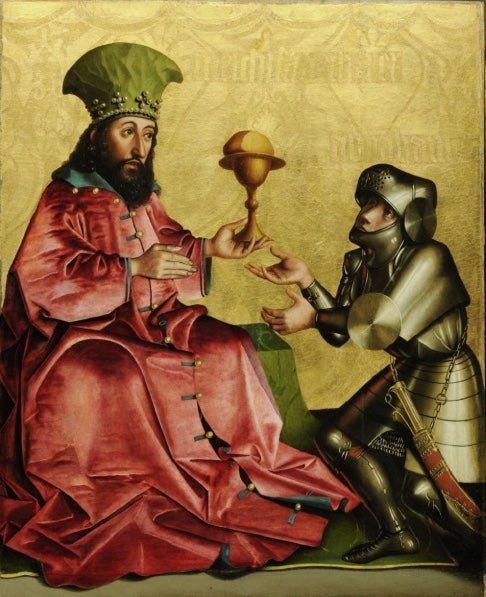 Abraham en Melchisédech - Konrad Witz