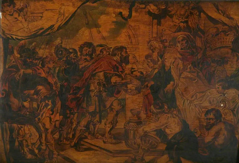 Abraham en Melchisédek - Peter Paul Rubens