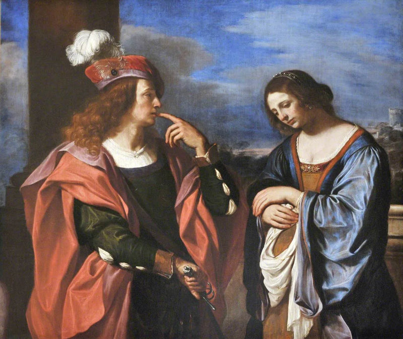 Absalom en Tamar - Guercino