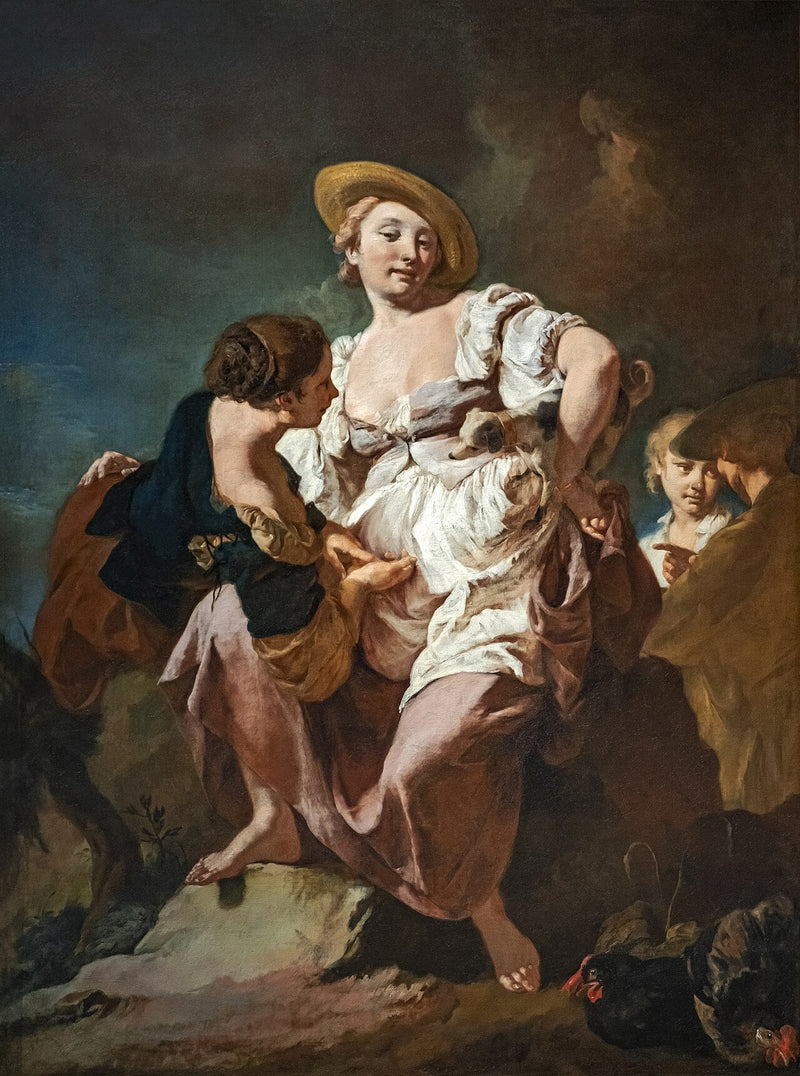 Académie - De Raadselaar 1740-1745 - Giambattista Piazzetta - Giovanni Battista Piazzetta