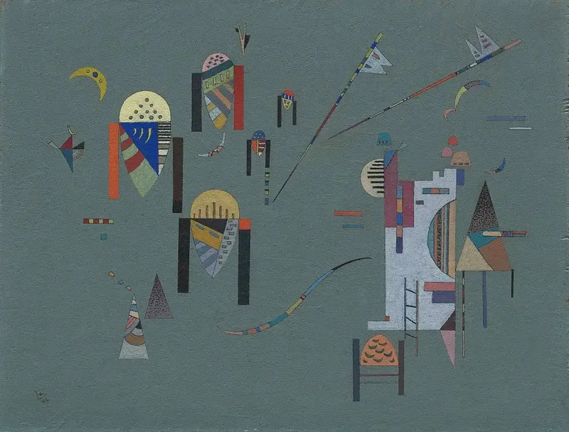 Verticale accenten - Vassily Kandinsky