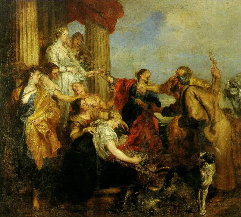 Achille erkend onder de meisjes van Lycomedes - Antoine van Dyck

Source:
Achille reconnu parmi les filles de Lycomède - Antoine van Dyck