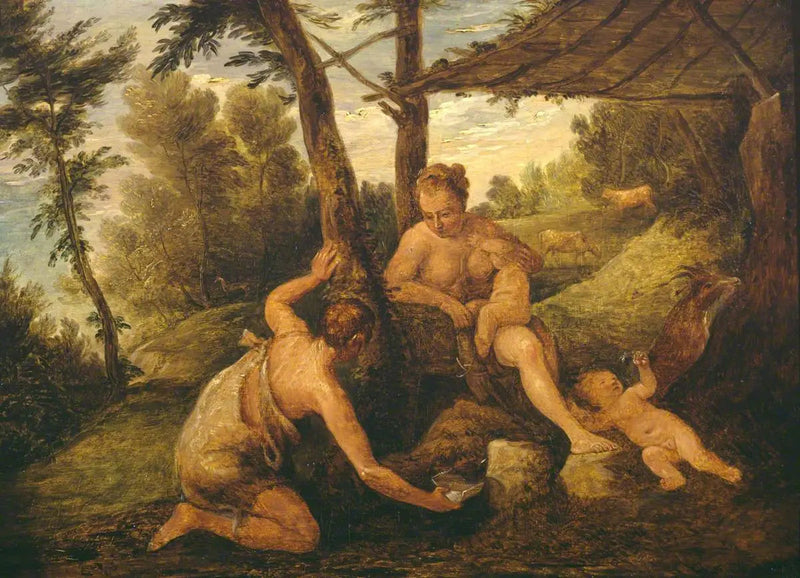 Adam en Eva na de uitzetting (naar Paolo Véronèse en zijn atelier) - David Teniers de Jonge

Source:
Adam et Ève après l'expulsion (d'après Paolo Véronèse et son atelier) - David Teniers le Jeune