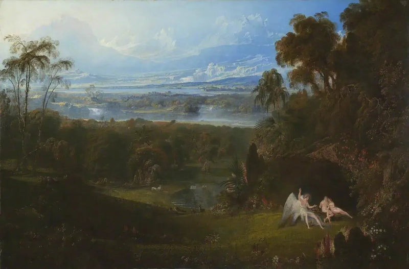 Adam en Eva vermaken de engel Raphael - John Martin

Source:
Adam et Ève divertissant l'ange Raphaël - John Martin