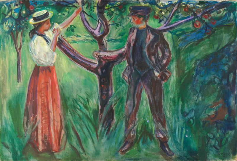 Adam en Eva - Edvard Munch