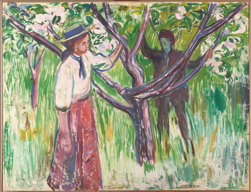 Adam en Eva - Edvard Munch