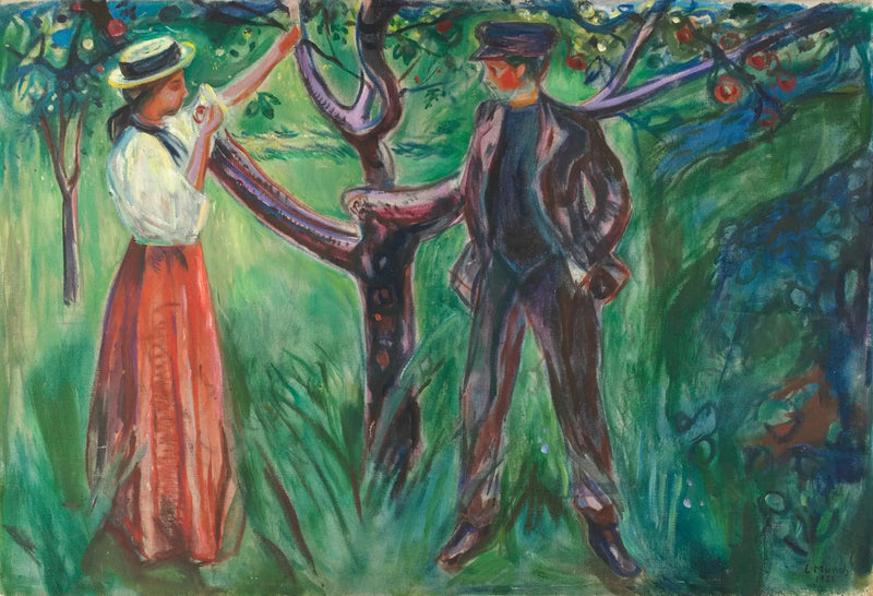 Adam en Eva - Edvard Munch