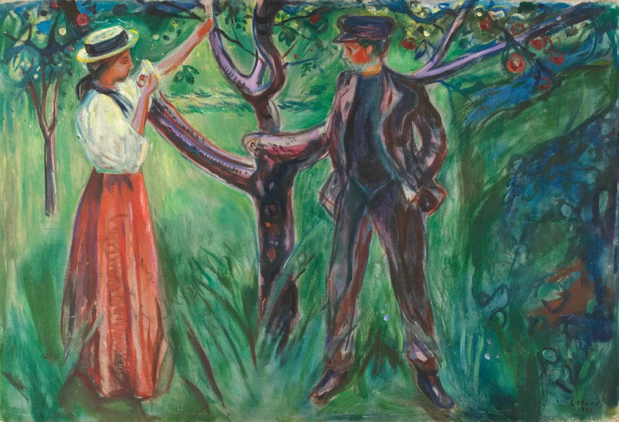 Adam en Eva - Edvard Munch
