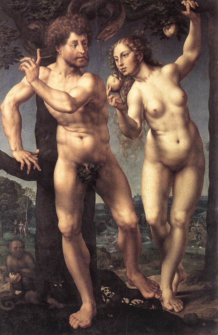 Adam en Eva - Jan Gossaert