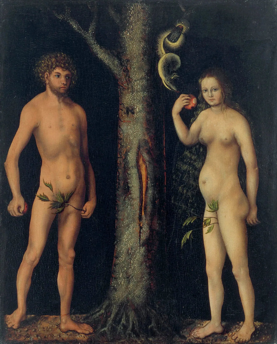 Adam en Eva - Lucas Cranach de Oudere