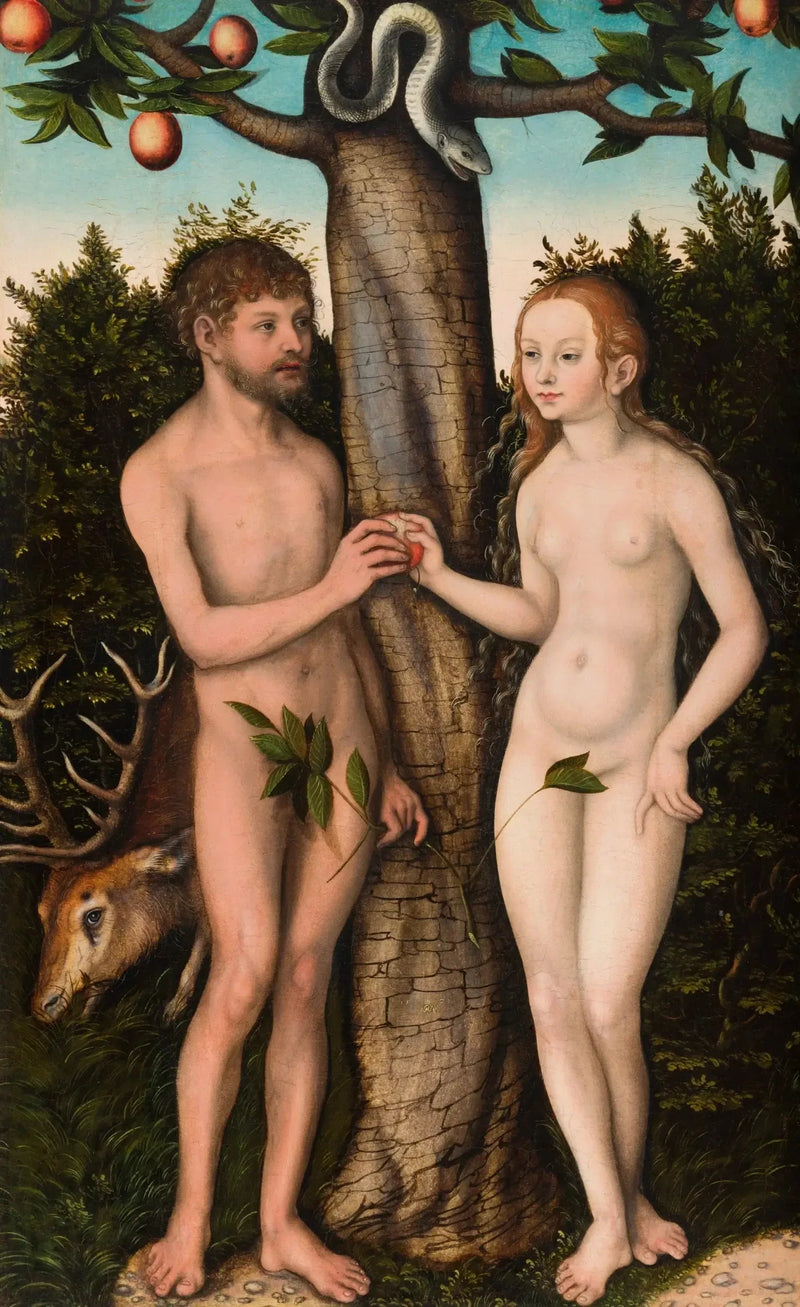 Adam en Eva - Lucas Cranach de Oudere