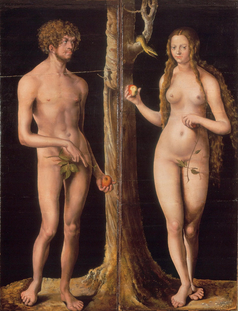 Adam en Eva - Lucas Cranach de Oudere