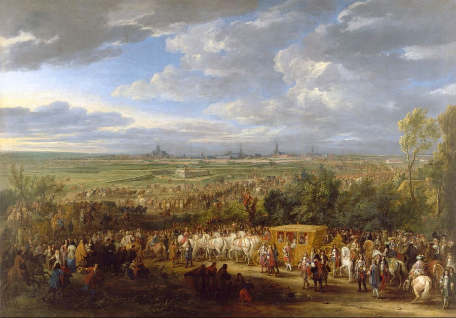 Entrée de Louis XIV et de Marie-Thérèse à Arras - Adam Frans van der Meulen