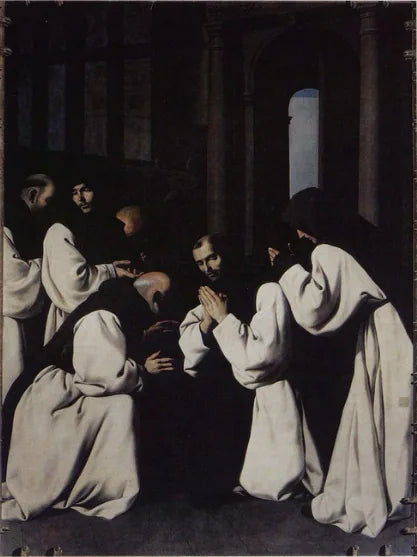 Afscheid van de Vader Juan de Carrión - Francisco de Zurbarán