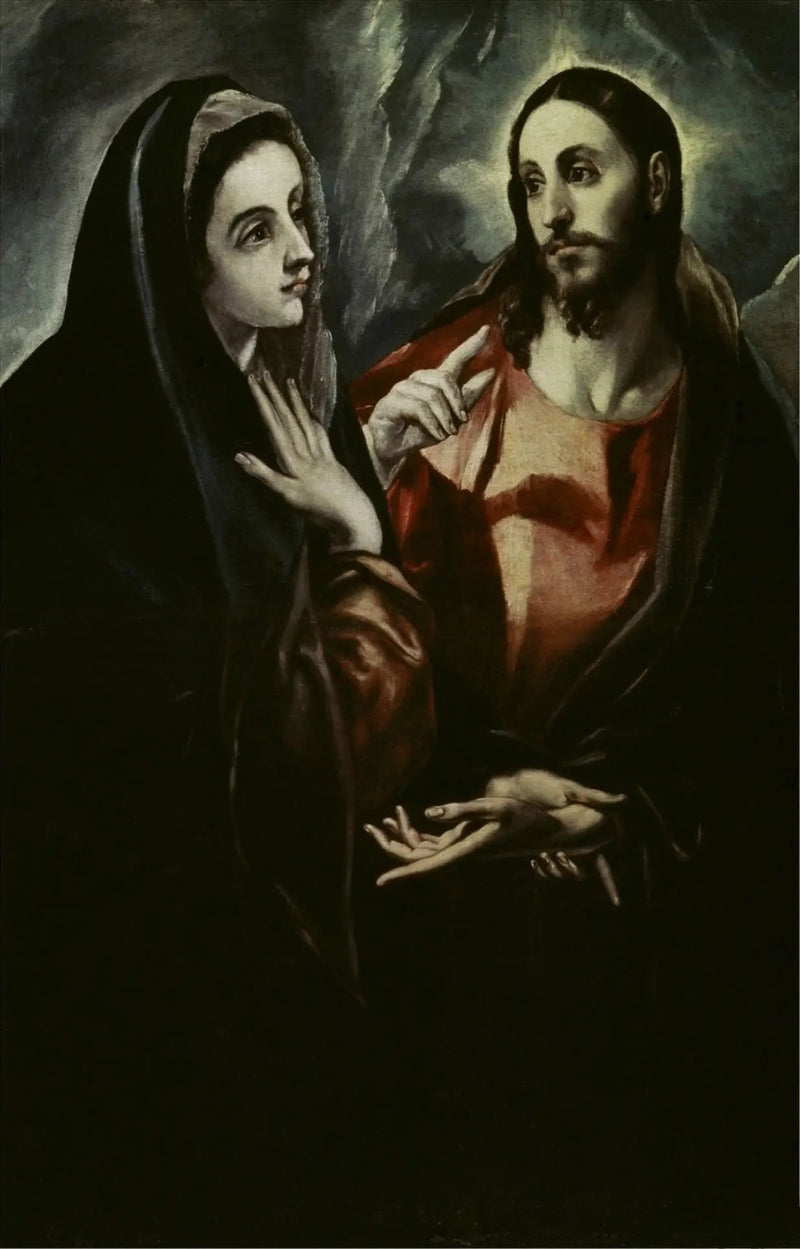Afscheid van Jezus van Maria - El Greco