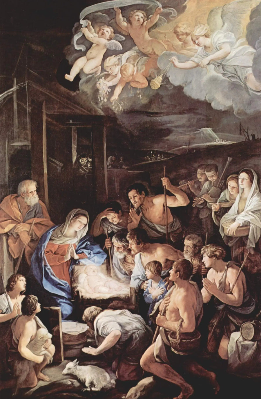 Aanbidding der herders - Guido Reni
