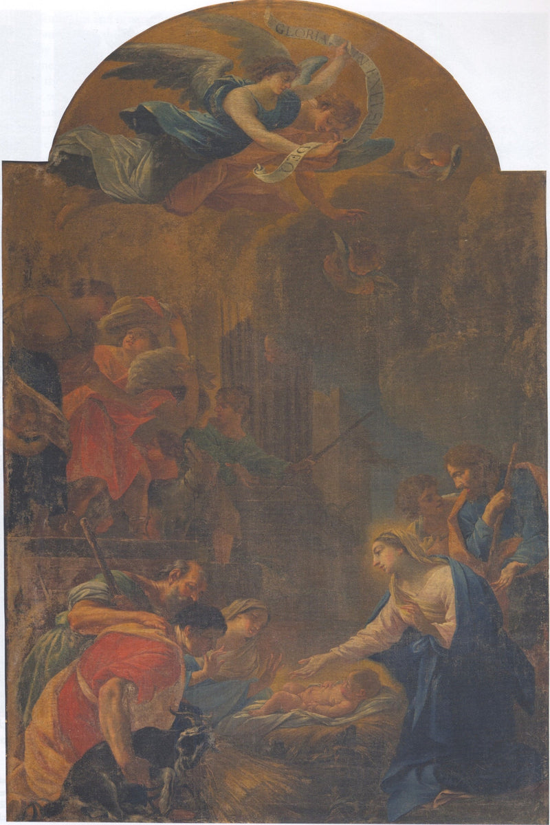Aanbidding der herders - Simon Vouet