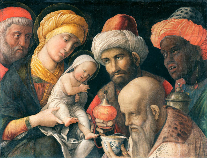 Aanbidding der Wijzen - Andrea Mantegna