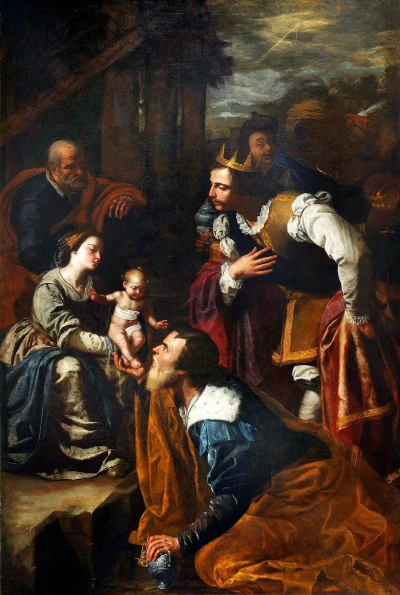 Aanbidding der Wijzen - Artemisia Gentileschi
