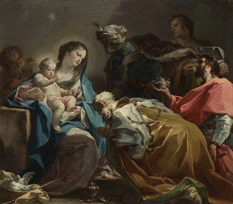 Aanbidding der Wijzen - Corrado Giaquinto