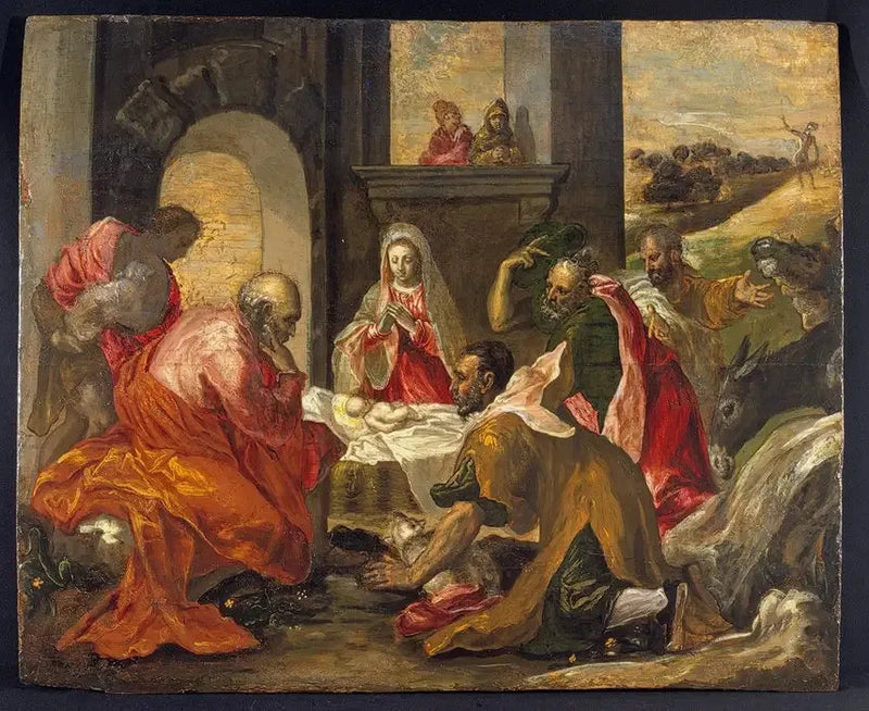 Aanbidding der Wijzen - El Greco