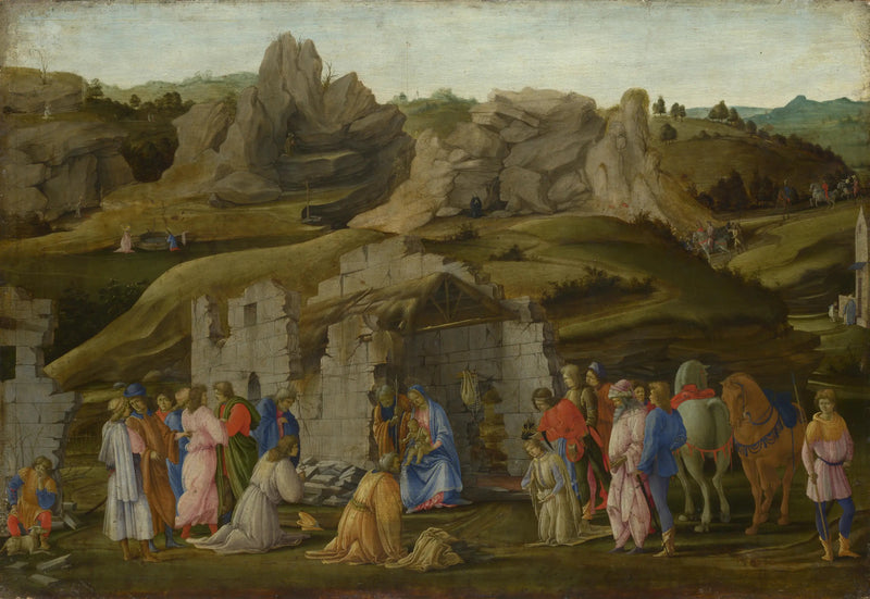 Aanbidding der Wijzen - Filippino Lippi