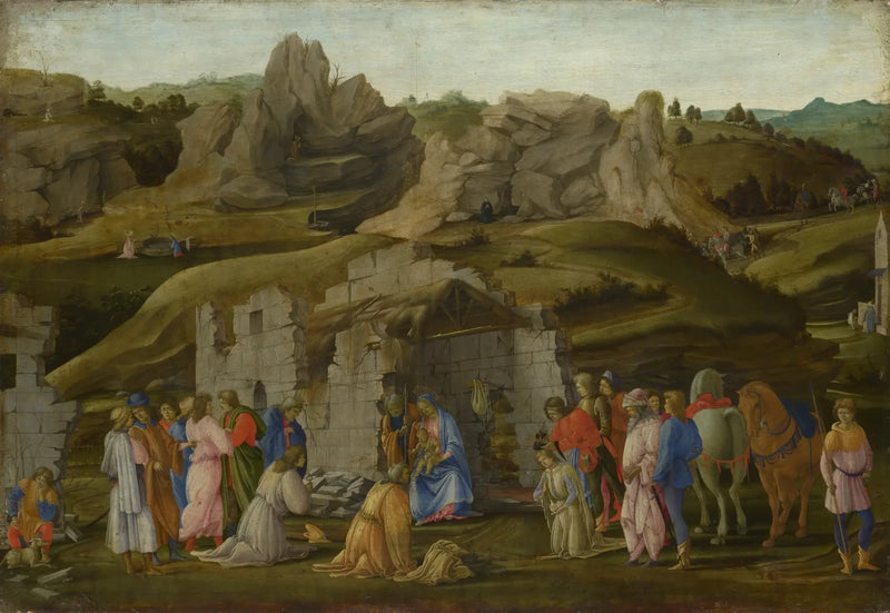 Aanbidding der Wijzen - Filippino Lippi