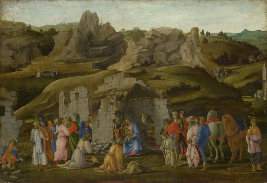 Aanbidding der Wijzen - Filippino Lippi