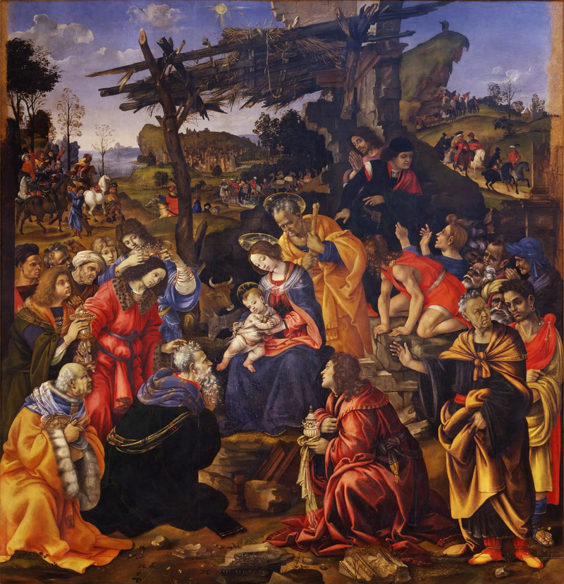 Aanbidding der Wijzen - Filippino Lippi