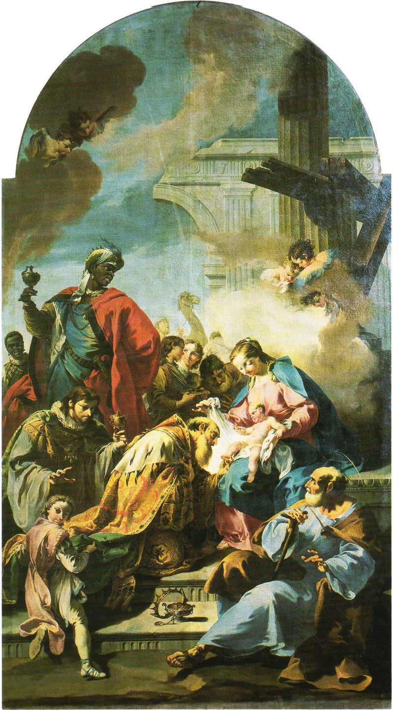 Aanbidding der Wijzen - Giovanni Battista Pittoni