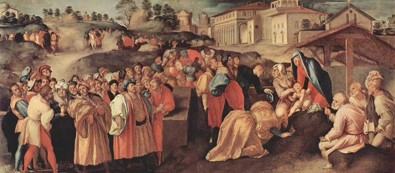 Aanbidding der Wijzen - Pontormo